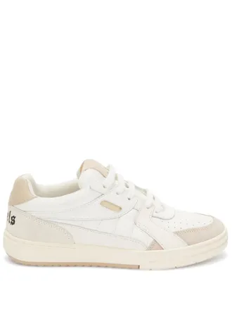 Palm Angels University leather sneakers - women - Leather - 36 - White