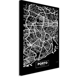 OEM Imagen - Mapa Negativo: Porto (1 Parte) Vertical