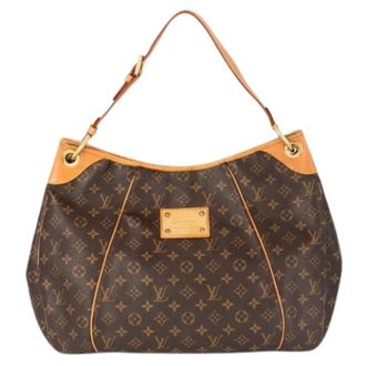 Louis Vuitton Pre-owned Shoulder Bags, female, Brown, Size: ONE SIZE Pre-owned Galleria Shoulder Bag
