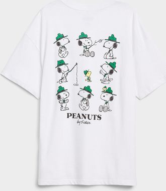 Le 31 Mens Snoopy Outdoor Adventure T-shirt