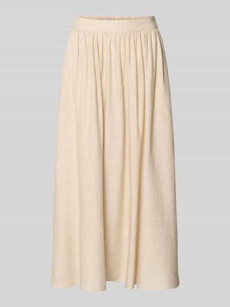 Apricot Glockenrock aus Viskose-Mix mit elastischem Bund in Sand, Gr&ouml;&szlig;e XXL