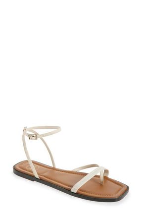 ATP Atelier Miane Ankle Strap Sandal in Linen at Nordstrom, Size 11Us