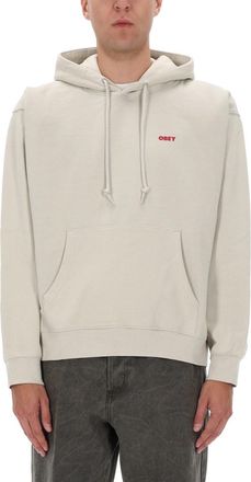 Obey Sweatshirt With Logo And Print