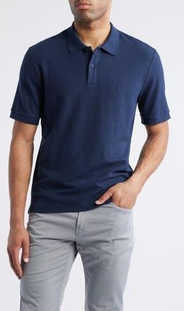 Nordstrom Pima Cotton Piqu&eacute; Polo in Navy Blazer at Nordstrom Rack, Size X-Large