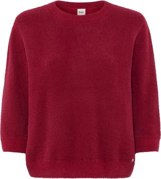 Brax Style Noemi - Dames - Ronde hals truien - Rood - XL - Katoen - Truien & Vesten