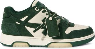 Off-white Out Of Office Sneakers - Heren - Sneakers - Groen - 40 EU - Leer - Schoenen