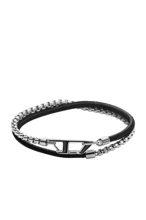 Diesel Stainless steel chain bracelet - Bracelets - Unisex - Silver