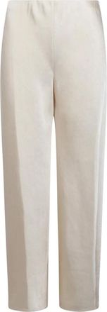 Vince Straight Trousers, female, White, Size: S Fluid Satin Trousers