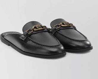 Pinko leather loafers