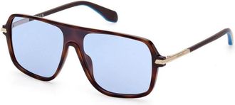 adidas Stijlvolle Masker Zonnebril voor Unisex - Heren - Zonnebrillen - Bruin - ONE Size - Accessoires