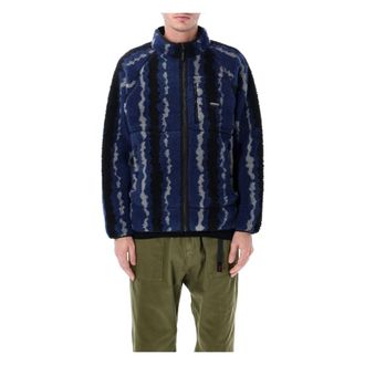 Gramicci Ripple Sherpa Jacket - Heren - Fleece jassen - Blauw - S - Polyester - Fitness