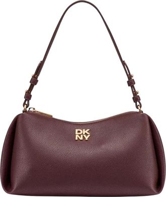 DKNY Gestructureerde Schoudertas - Dames - Schoudertassen - Rood - ONE Size - Tassen
