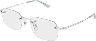 Montblanc Mb 0514O Optisch Montuur - Heren - Brillen - Grijs - 54 MM - Accessoires