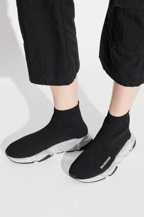 Balenciaga Sports Shoes With Sock Speed LT, Womens, Black