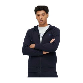 Guess Hoodies & sweatvesten, Heren, Blauw, L, Aldwin Zip-Up Hoodie