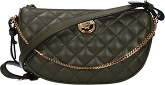 Versace Green Leather Womens Handbag