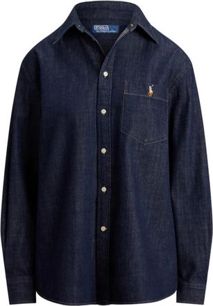 Ralph Lauren Classic Denim Shirt - female - Ralph Lauren - Shirts - Blue - XS - Blouses & Shirts