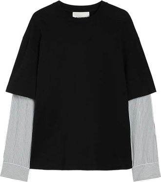 Jil Sander Crewneck Long Sleeves Classic T-Shirt
