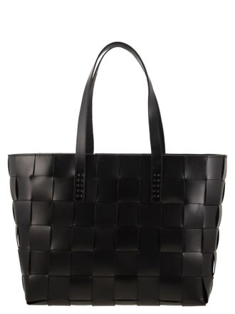 Dragon Japan Tote Woven Leather Bag