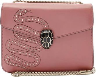 Bulgari Borsa a spalla Serpenti Forever anni 2010 - Rosa