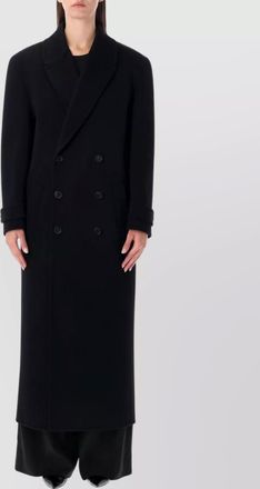 Saint Laurent double breasted cashmere wool coat
