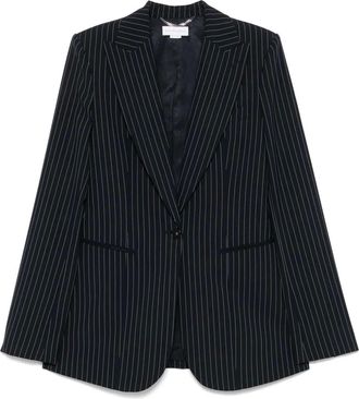 Stella McCartney Blazer gessato - Blu
