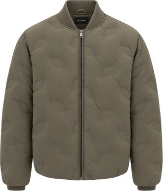 Daily Paper Clothing Collo bomber a costine - Heren - Bomber jackets - Grijs - L - Polyester - Jassen