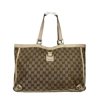 Gucci Pre-owned Tote Bags, female, Beige, Size: ONE SIZE Pre-owned Tote Bag