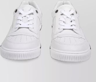 Fendi leather low-top sneakers