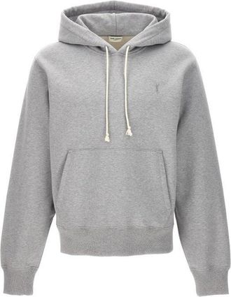 Saint Laurent Hooded Cotton Sweatshirt