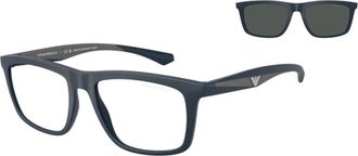 Emporio Armani Stijlvolle zonnebril voor dagelijks gebruik - unisex - Zonnebrillen - Groen - 55 MM - Accessoires