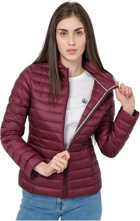 Jott Cloe Down Jacket - Dames - Winterjassen - Paars - M - Leer - Jassen