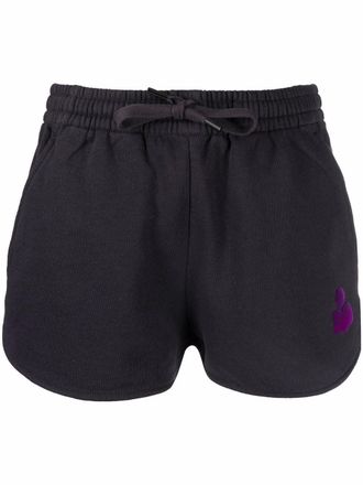 Isabel Marant drawstring-waist track shorts - Blue