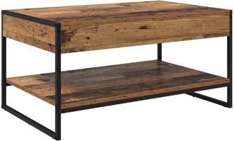 vidaXL Mesa De Caf&eacute; Madera Vieja 80 X 50 X 40 Cm Madera Contrachapada Vidaxl