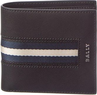 Bally Hadlet Leather ID Coin Wallet