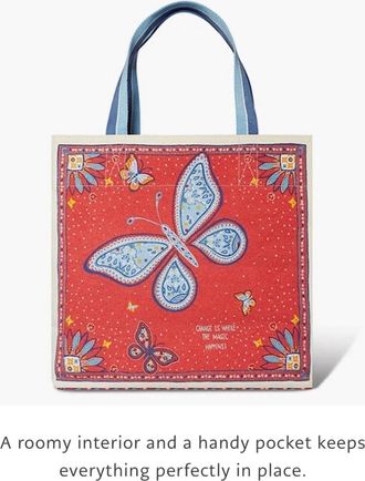 Brighton Bandana Love Tote Bag In Red