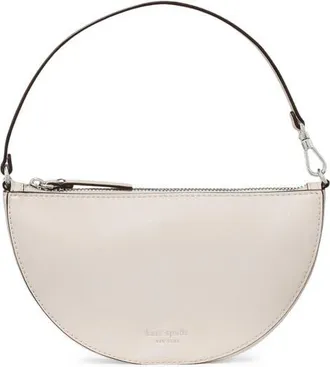 Kate Spade New York wink leather wristlet in Cashew Milk at Nordstrom