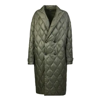 Amiri Down Coats, female, Green, Size: S Quilted Oversized Coat