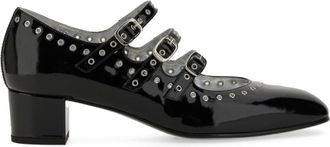 Carel Black Studded Pumps