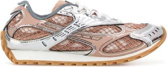 Bottega Veneta Pink Color Block Sneakers