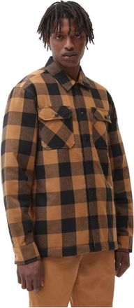 Dickies Casual Shirts - Heren - Zomerjassen - Bruin - M - Katoen - Jassen
