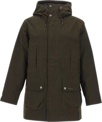 Barbour Northfield Winter Waterproof Parka - Heren - Parka Jassen - Groen - M - Katoen - Jassen