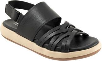 Softwalk Jewell Slingback Platform Sandal in Black at Nordstrom, Size 10.5