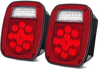 OEM Luz De Advertencia De Freno Trasera Led Para Coche, Luz De Marcha Atr&aacute;s Para Cami&oacute;n/remolque/barco Para Jeep, 2 Piezas
