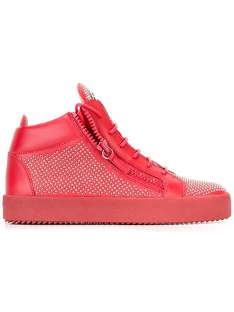 Giuseppe Zanotti Connor mid-top sneakers - Rosso