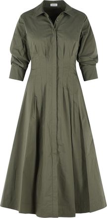 Jonathan Simkhai Jazz Green Cotton Blend Dress