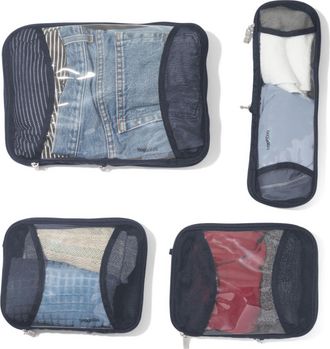 Baggallini Womens Compression Packing Cube 4 Piece Set