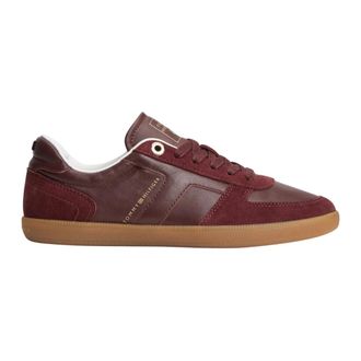 Tommy Hilfiger Tribeca Sneaker Premium - Dames - Schoenen - Rood - Maat: 40 EU Leer