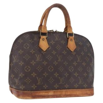 Louis Vuitton Pre-owned Alma PM Hand Bag - Dames - Pre-owned - Bruin - Maat: ONE Size Leer