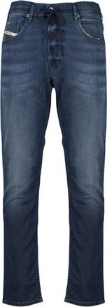 Diesel D-Krooley-B 2032 - Heren - Regular Fit Jeans - Blauw - W32 - Leer - Jeans